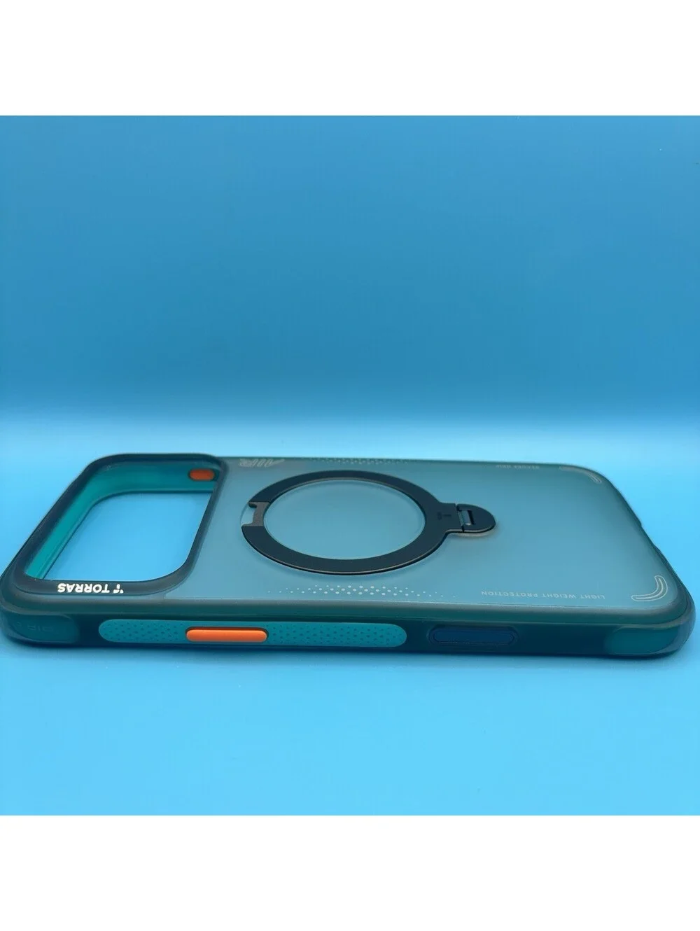 TORRAS Ostand Q3 Air for iPhone 17 Pro Max 6.9” w 360 Mag, Glacier Sprint
